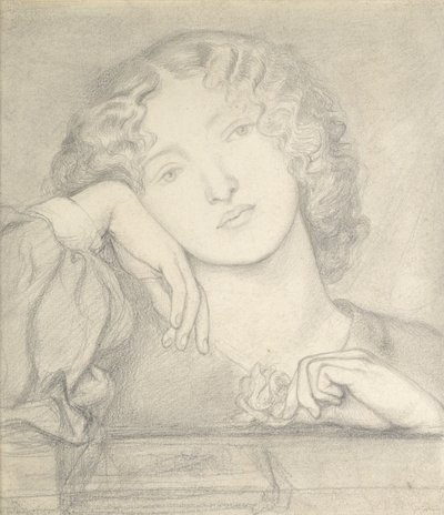 Monna Rosa, 19th century by Dante Gabriel Charles Rossetti